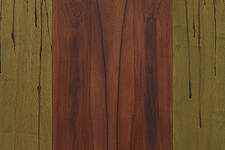 maho maeda: origin #10 |  Acryl, Farbstift und Tinte auf Holz (geschnitzt) | 132x91,5cm | 2015
