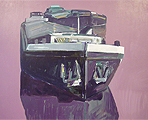 Michael Sichelschmidt: Zwei Schiffe – rosa | Acryl/Leinwand | 100x120cm | 2013